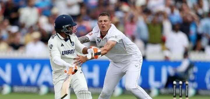 IND vs ENG: Ravindra Jadeja, Brydon Carse Engage in War of Words at Lord's